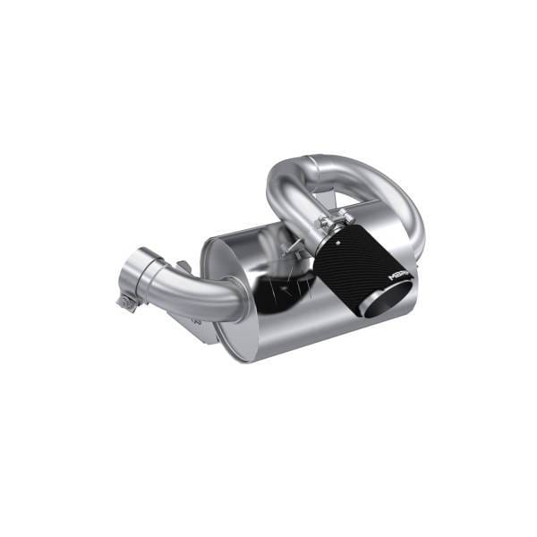 MBRP Exhaust Oval Slip-on Performance MufflerCenter OutletCF Tip - AT-9215PT