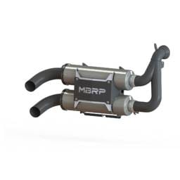 MBRP Exhaust Performance Muffler. Spark Arrestors Included. - AT-9520PT