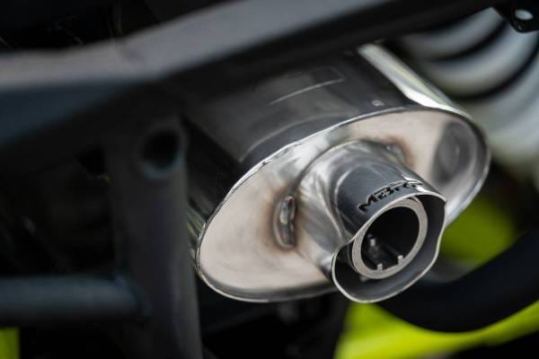 MBRP Exhaust Oval Slip-On Sport Muffler. Utilizes Stock Spark Arrestor. - AT-9534SP thumbnail 4