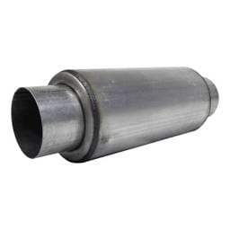 MBRP Exhaust Resonator 4in. InletOutlet 12in. Body 18in. OverallT304 - R1009