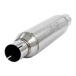 MBRP Exhaust Resonator2.5in. InletOutlet16in. body20in. overallT304 - R1012
