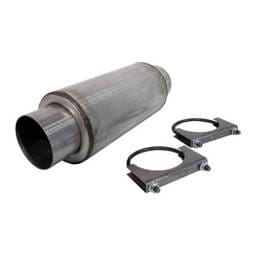 MBRP Exhaust Resonator 4in. InletOutlet 12in. Body 18in. OverallAL - R2009