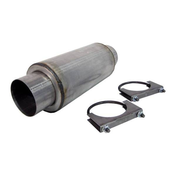 MBRP Exhaust Resonator 4in. InletOutlet 12in. Body 18in. OverallAL - R2009