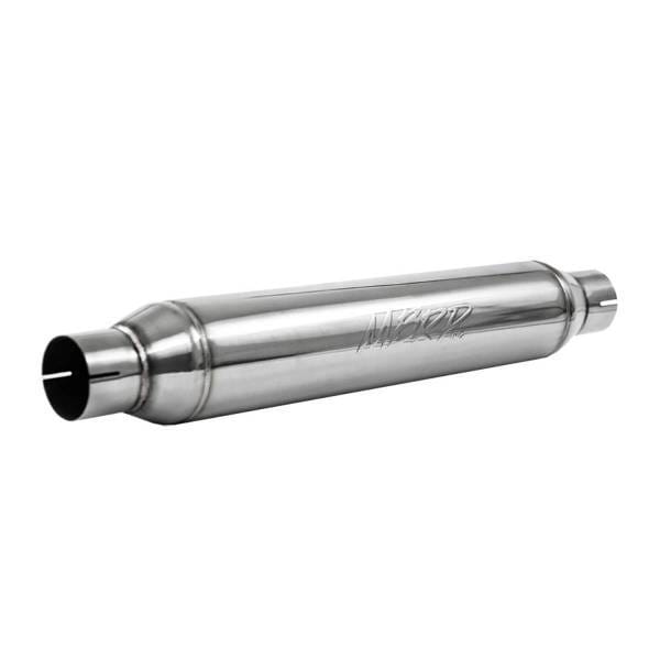 MBRP Exhaust Resonator2.5in. InletOutlet22in. body26in. overallT304 - R1016