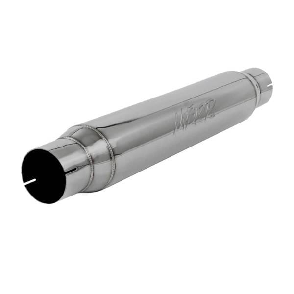 MBRP Exhaust Resonator3in. InletOutlet22in. body26in. overallT304 - R1017
