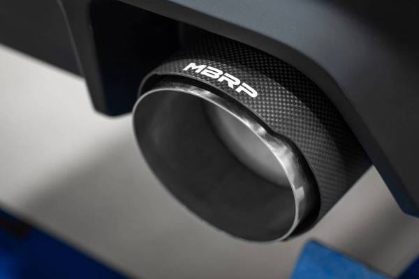 MBRP Exhaust 3in Cat-BackDual Rear ExitT304CF Tips - S43023CF thumbnail 4