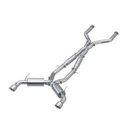 MBRP Exhaust 3in. Cat-BackDual Rear ExitT304Tour - S4405304