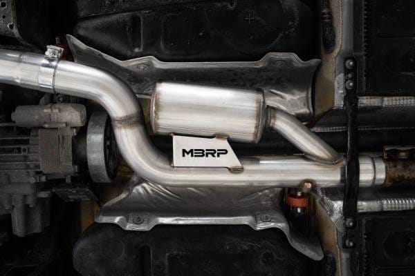MBRP Exhaust 3in. Cat-BackValve DeleteQuad Split Rear ExitT304 - S4601304 thumbnail 3