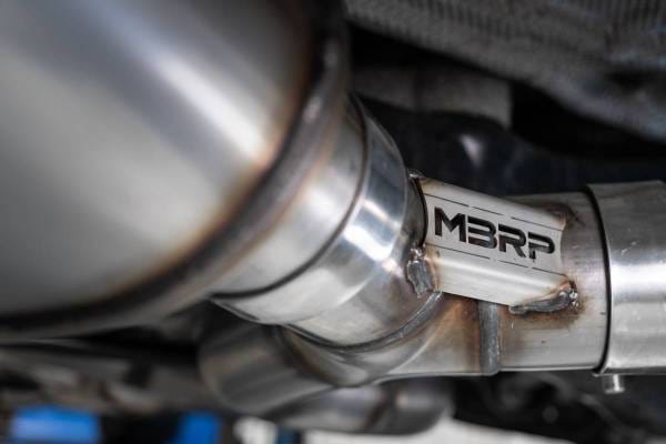 MBRP Exhaust 3in. Cat-BackValve DeleteQuad Split Rear ExitT304 - S4601304 thumbnail 4