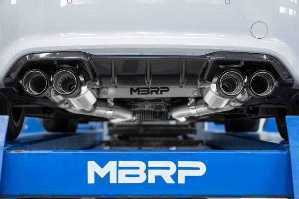 MBRP Exhaust 3in. Resonator-BackDual Rear Quad OutletT304CFActive - S45023CF thumbnail 4