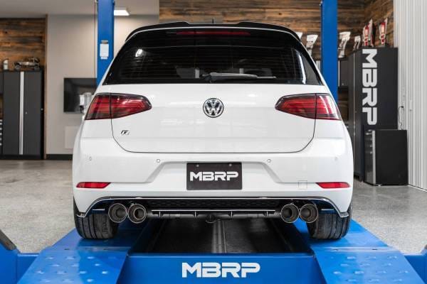 MBRP Exhaust 3in. Cat-BackValve DeleteQuad Split Rear ExitT304 - S4603304 thumbnail 2