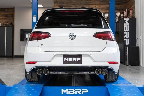 MBRP Exhaust 3in. Cat-BackValve DeleteQuad Split Rear ExitT304CF Tips - S46033CF thumbnail 3