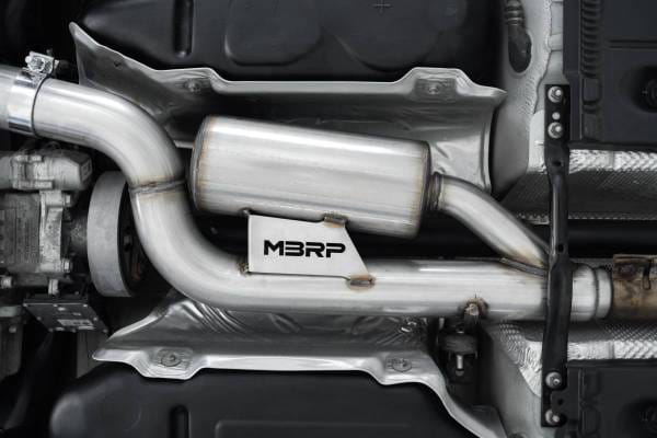 MBRP Exhaust 3in. Cat-BackValve DeleteQuad Split Rear ExitT304CF Tips - S46033CF thumbnail 13