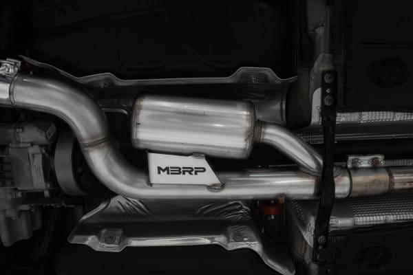 MBRP Exhaust 3in. Cat-BackQuad Split Rear ExitActiveT304CF Tips - S46043CF thumbnail 4