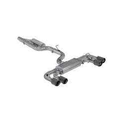 MBRP Exhaust 3in. Cat-BackQuad Split Rear ExitActiveT304CF Tips - S46053CF