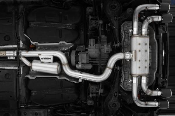 MBRP Exhaust 3in. Cat-BackQuad Split Rear ExitActiveT304CF Tips - S46053CF thumbnail 3