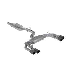 MBRP Exhaust 3in. Cat-BackQuad Split Rear ExitActiveT304CF Tips - S46043CF