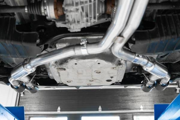 MBRP Exhaust 2.5in. Resonator BackDual Rear ExhaustT304Quad CF Tips - S46073CF thumbnail 3