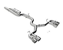 MBRP Exhaust 3in. Cat-BackQuad Split RearT304Valve Delete - S4612304