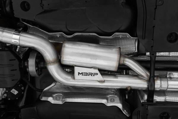 MBRP Exhaust 3in. Cat-Back2.5in. Quad Split Rear ExitActiveT304CF Tips - S46133CF thumbnail 3