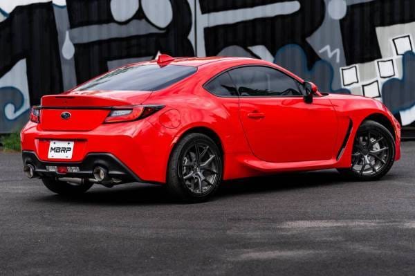 MBRP Exhaust 3in. Cat-BackDual Split RearT304CF Tips - S48043CF thumbnail 2