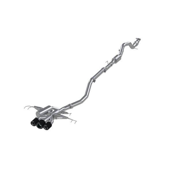 MBRP Exhaust 3in. Cat-BackTriple Centre Rear ExitT304CF - S49013CF