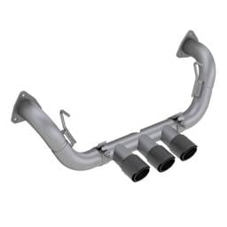 MBRP Exhaust 2.5in. Cat-BackTriple Centre Rear ExitValve DeleteT304CF Tips - S49003CF