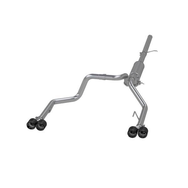 MBRP Exhaust 3in. Cat-Back2.5in. Dual Split RearT304Quad CF Tips - S50043CF
