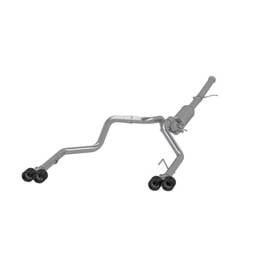 MBRP Exhaust 3in. Cat-Back2.5in. Dual Split RearT304Quad CF Tips - S50053CF