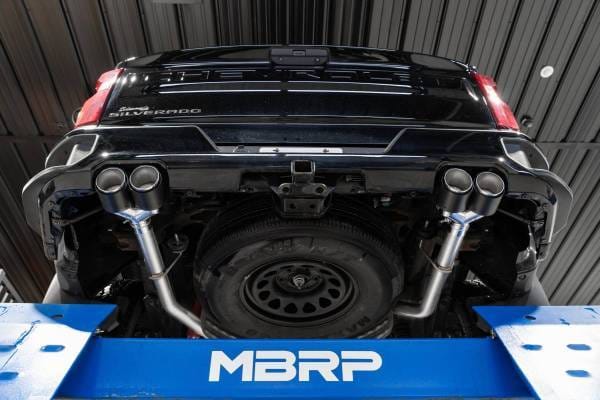 MBRP Exhaust 3in. Cat-Back2.5in. Dual Split RearT304Quad CF Tips - S50053CF thumbnail 2