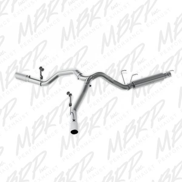 MBRP Exhaust 4in. Cat-BackSingle Side Dual OutletAL - S5150AL