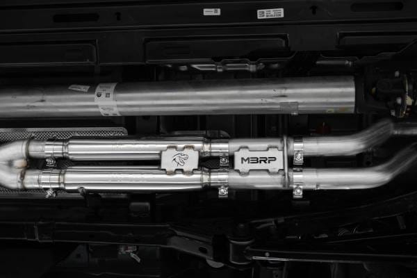 MBRP Exhaust 3in. Cat-BackDual Split Rear ExitRace VersionT304CF Tips. - S51543CF thumbnail 3