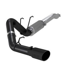 MBRP Exhaust 4in. Resonator-BackSingle Side ExitStreet VersionBLK - S5247BLK