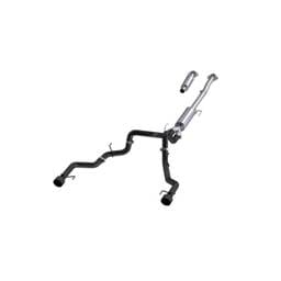 MBRP Exhaust 3in. Cat-BackDual Split Rear ExitALBLK - S5268BLK