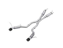 MBRP Exhaust 3in. Cat-BackDual Split Rear ExitT304CF Tips - S55253CF