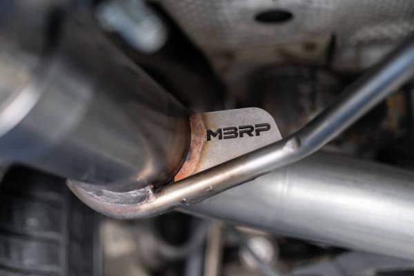 MBRP Exhaust 2.5in. Axle-BackDual Rear ExitMuffler BypassT304CF Tips. - S56023CF thumbnail 2