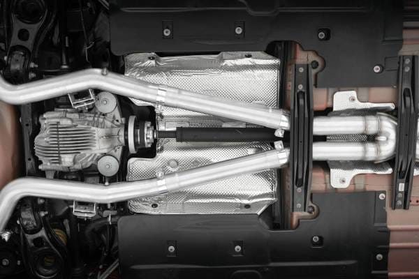 MBRP Exhaust 3in. Cat-BackDual Rear ExitRace VersionT304Dual CF Tips - S71183CF thumbnail 2