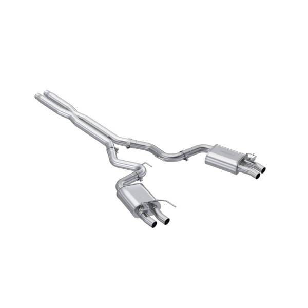 MBRP Exhaust 3in. Cat-BackDual MufflerQuad Rear ExitT304 - S7201304