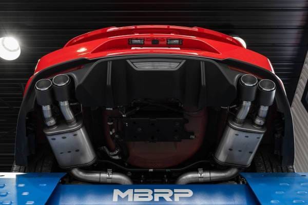 MBRP Exhaust 3in. Cat-BackDual Rear ExitActive ExhaustT304Quad CF Tips. - S72093CF thumbnail 3