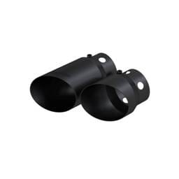 MBRP Exhaust 4in. inlet 5in. Tip Cover Set-6 in. and 9 in. in lengthBLK. - T5111BLK