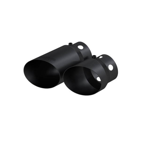 MBRP Exhaust 4in. inlet 5in. Tip Cover Set-6 in. and 9 in. in lengthBLK. - T5111BLK
