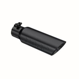 MBRP Exhaust Tip3in. O.D. Dual Wall Angled 2in. inlet 12in. LengthBLK - T5106BLK