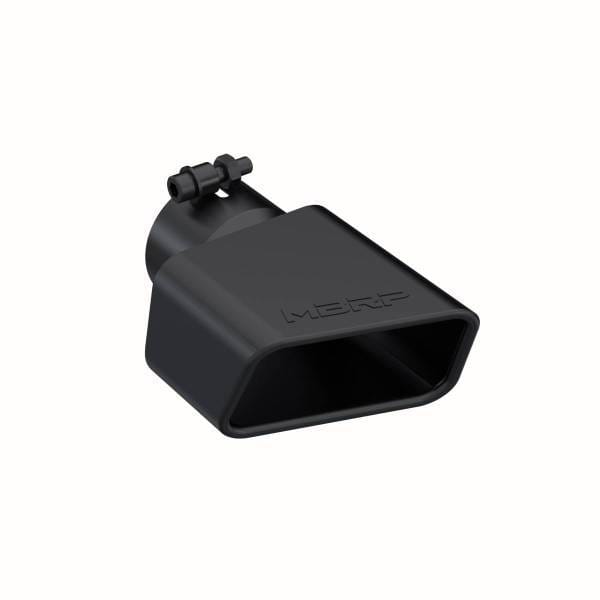 MBRP Exhaust Tip4 in. x 3in.RectangleAngled CutBLK. - T5119BLK