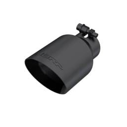 MBRP Exhaust Tip4in. O.D.Dual Wall Angled2in. inlet8in. lengthBLK. - T5123BLK