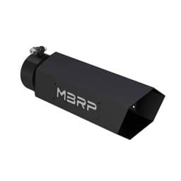 MBRP Exhaust MBRP Black Series Universal 4" Hexagon Shaped Exhaust Tip. - T5164BLK