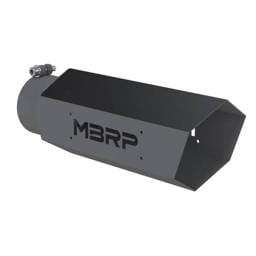 MBRP Exhaust MBRP Black Series Universal 4" Hexagon Shaped Tip. - T5165BLK