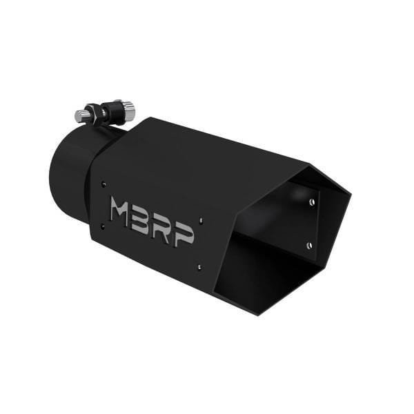 MBRP Exhaust MBRP Black Series Universal 3" Hexagon Shaped Tip. - T5169BLK