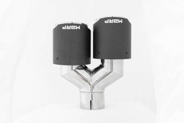 MBRP Exhaust 2.5" Inlet4.0" OD Dual OutCarbon Fiber Exhaust Tip. - T5177CF thumbnail 2