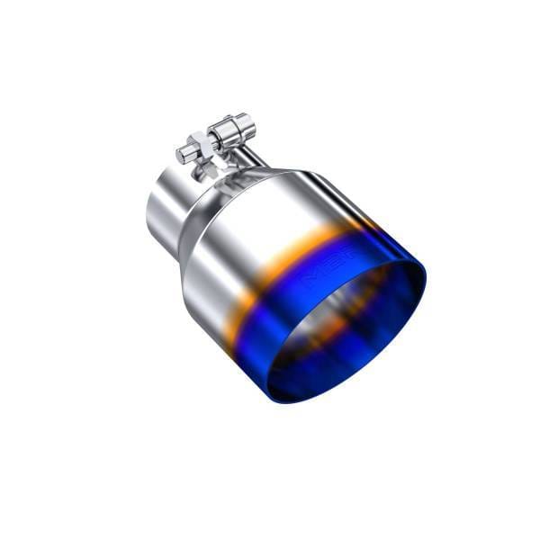 MBRP Exhaust 3" Inlet Exhaust Tip. T304 Stainless Steel, Burnt End - T5180BE