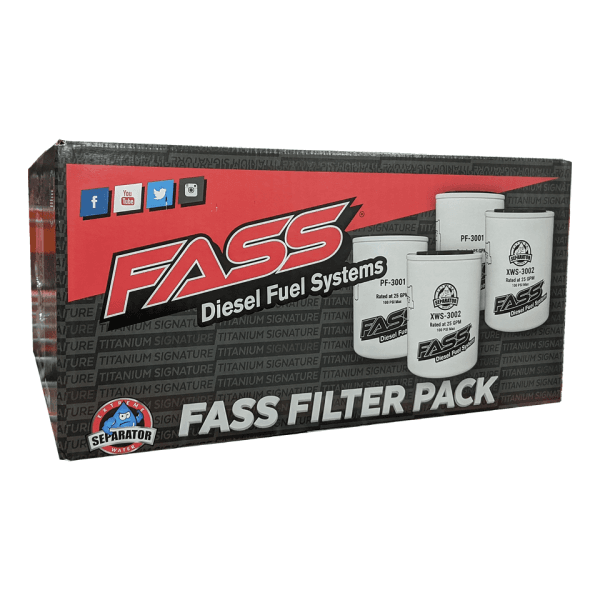 FASS Fuel Systems Filter Pack (2 Sets) - FP3000